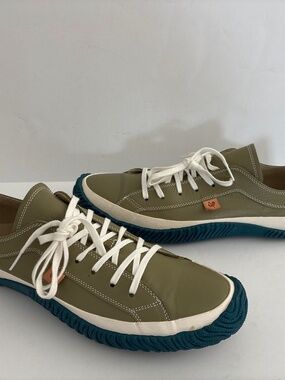 SPINGLE green blue kangaroo leather sneakers shoes unisex Japan L
